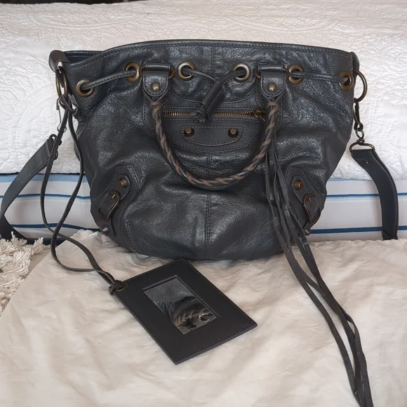 Balenciaga Mini Pom Pom Bag - Picture 1 of 15